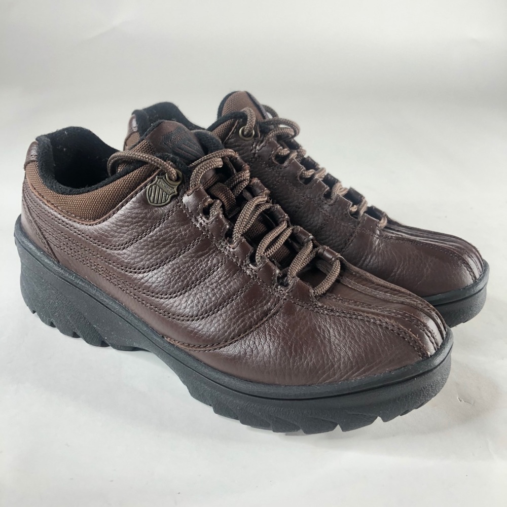 VTG K Swiss Brown Leather Sneakers Women’s Size 8